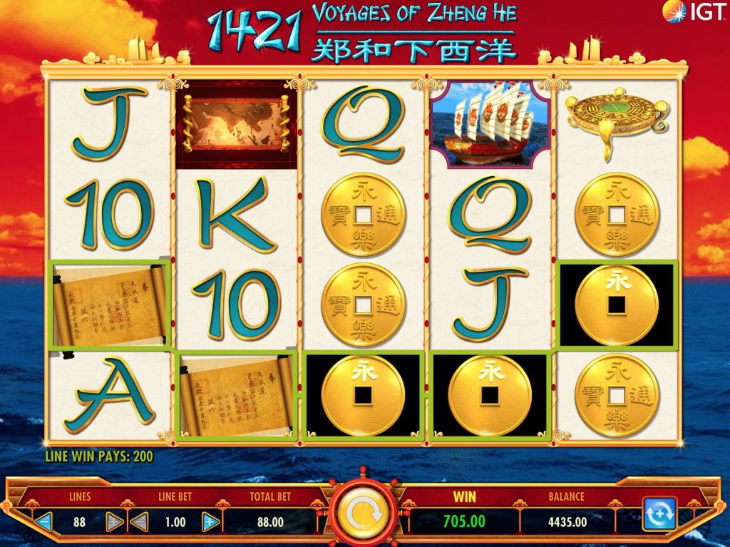 1421 Voyages of Zheng He Slot Machine Review