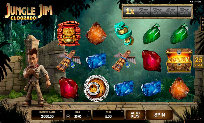 Jungle Jim El Dorado Slot Machine Online