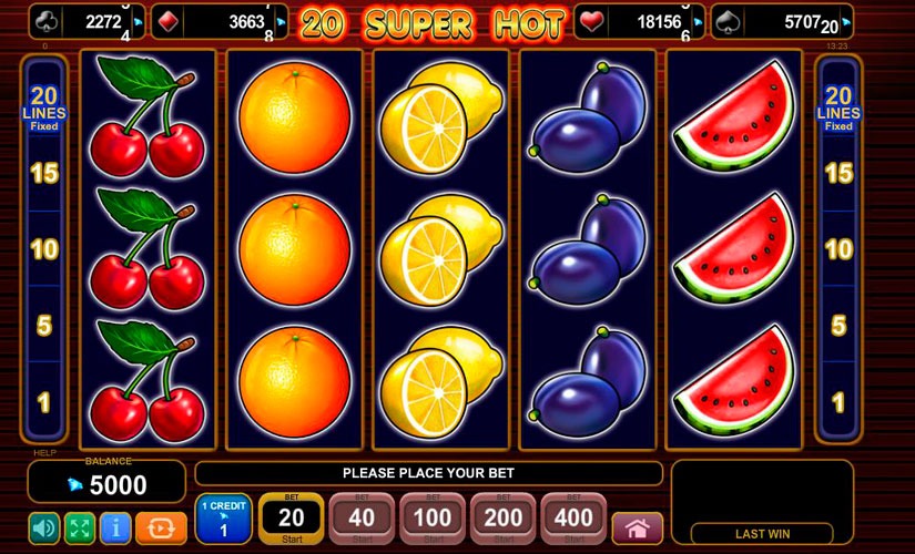 20 Super Hot Slot Machine Review