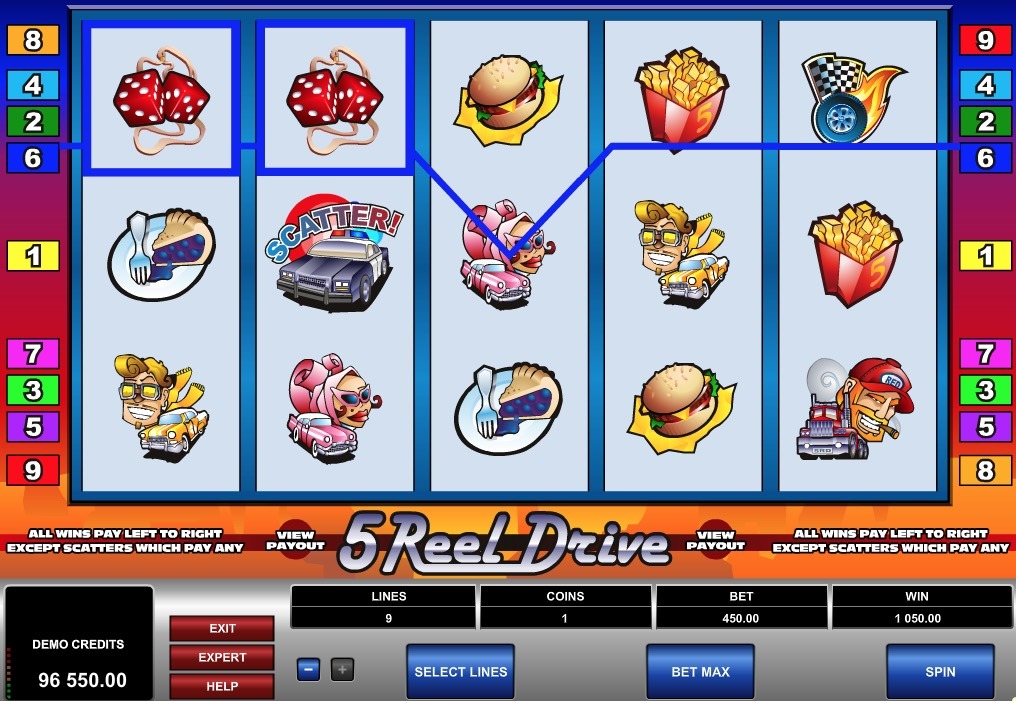 5 Reel Drive Slot Game Online