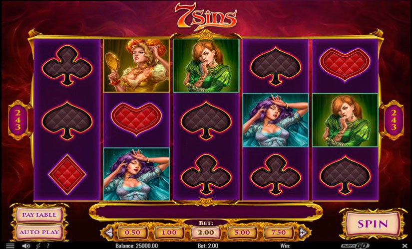 7 Sins Slot Machine Review