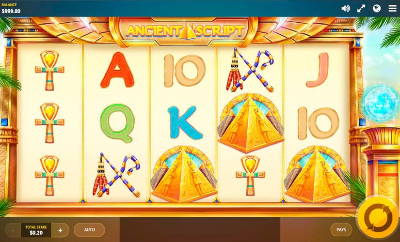 Ancient Script Slot Machine Online