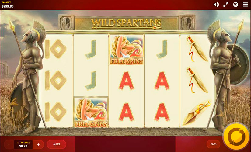 Wild Spartans Slot Machine Online