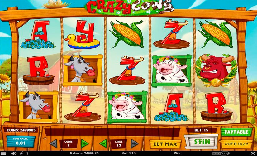 Crazy Cows Slot Machine Review