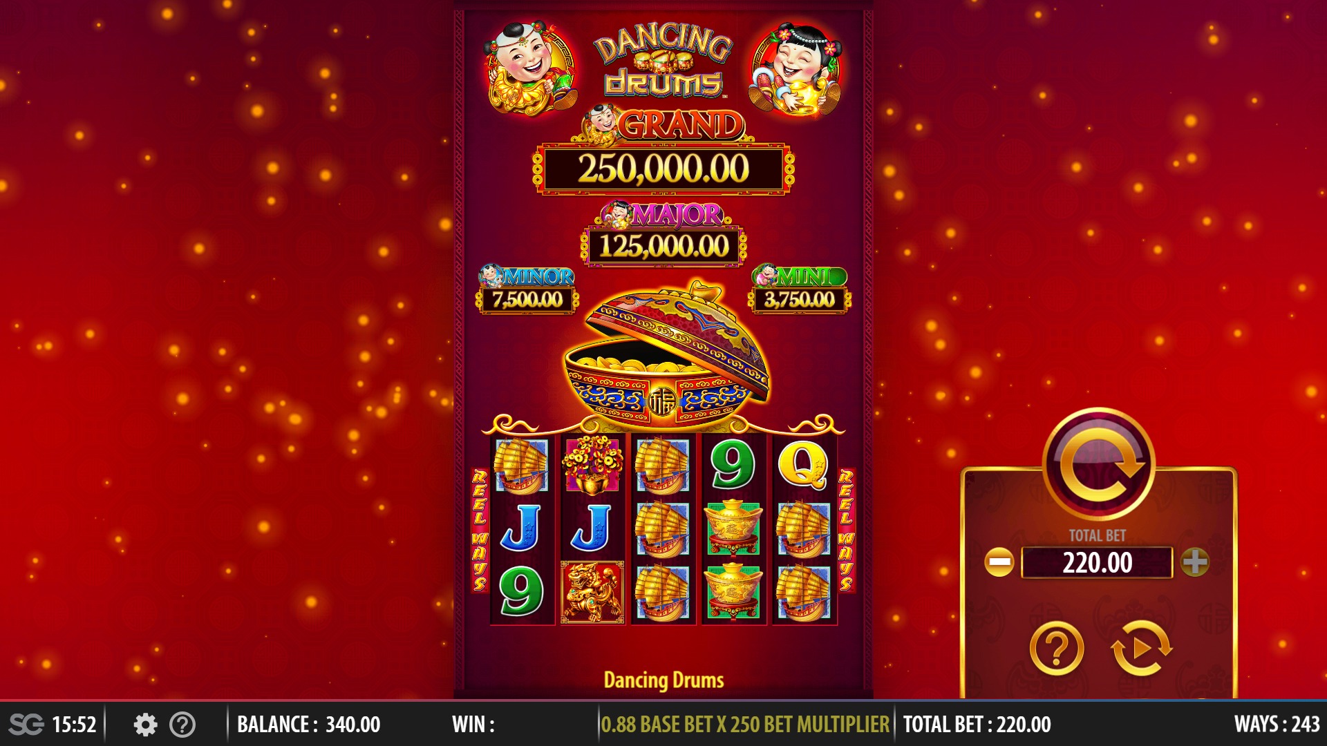 Dancing Drums Slot Machine Free/Real Money ᐈ (18+)