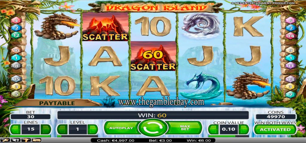 Dragon Island Slot Machine Game