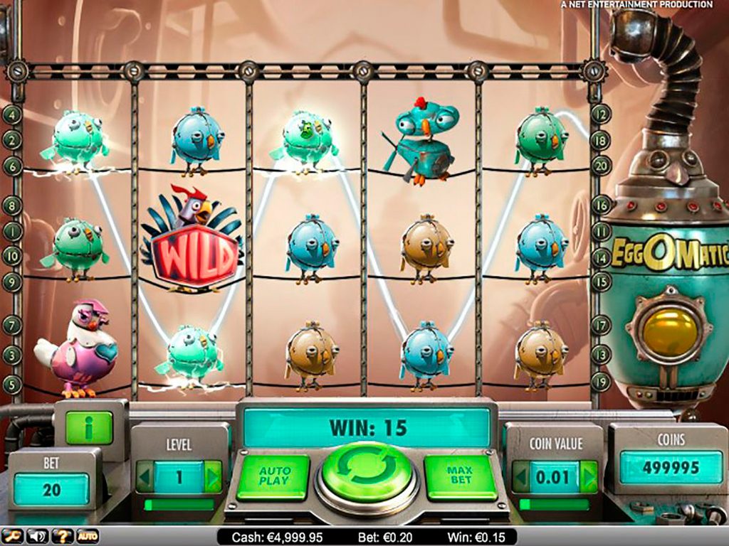 EggOMatic Slot Machine Game