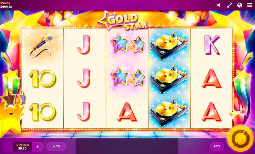 Gold Star Slot Machine Online