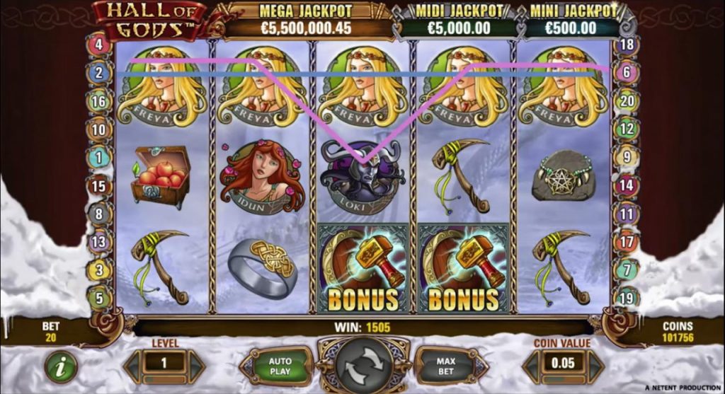 Hall Of Gods Slot