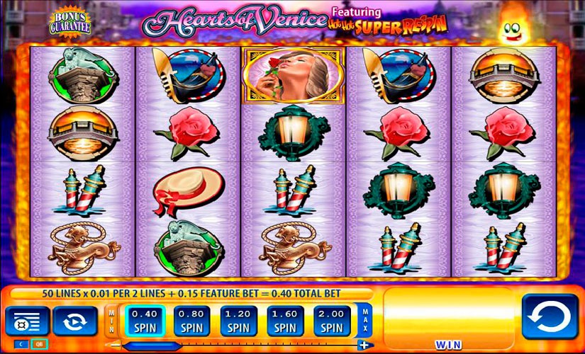 Hearts of Venice Slot Machine Review