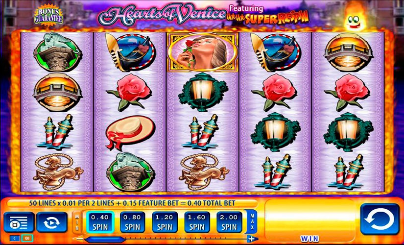 Hearts of Venice Slot