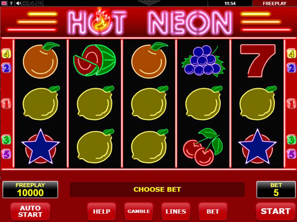 Hot Neon Slot Machine Review