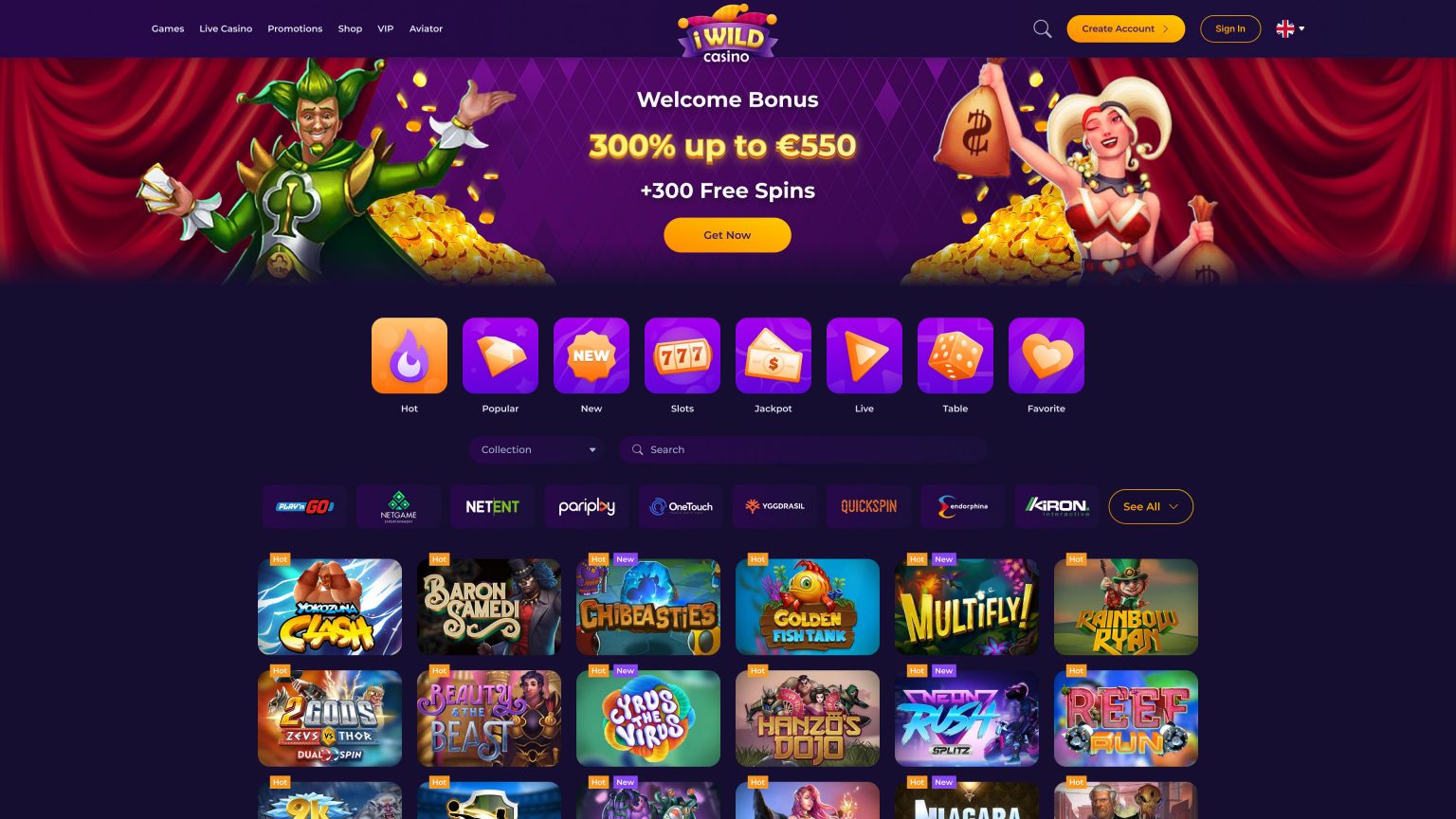 iWild Casino Review & Ratings ᐈ (2023)