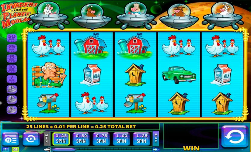 Invaders from the Planet Moolah Slot Machine Online