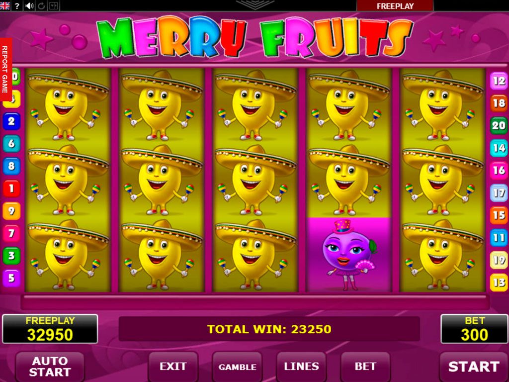 Merry Fruits Slot Machine Review