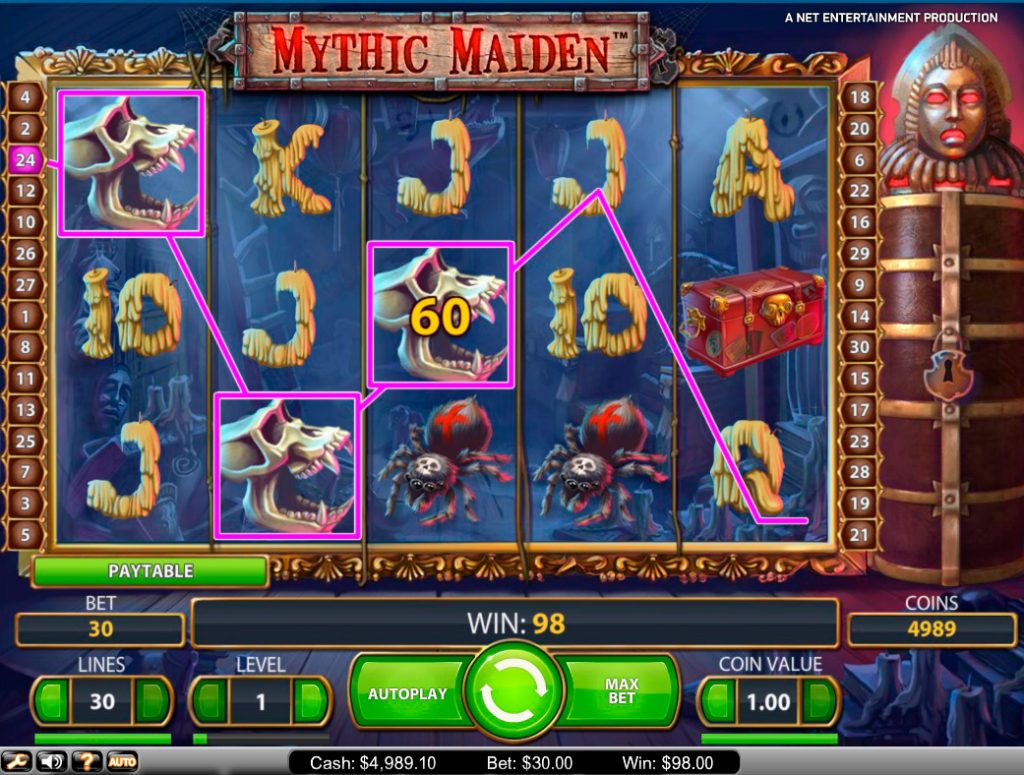 Mythic Maiden Slot Machine