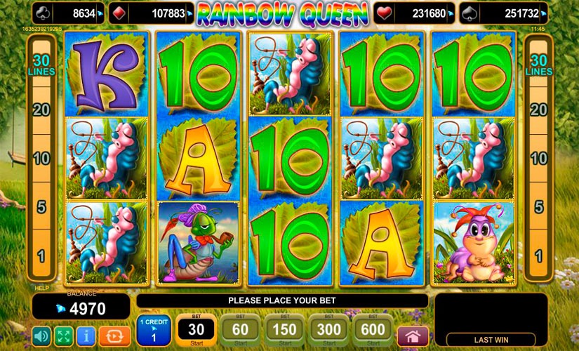 Rainbow Queen Slot Machine Review