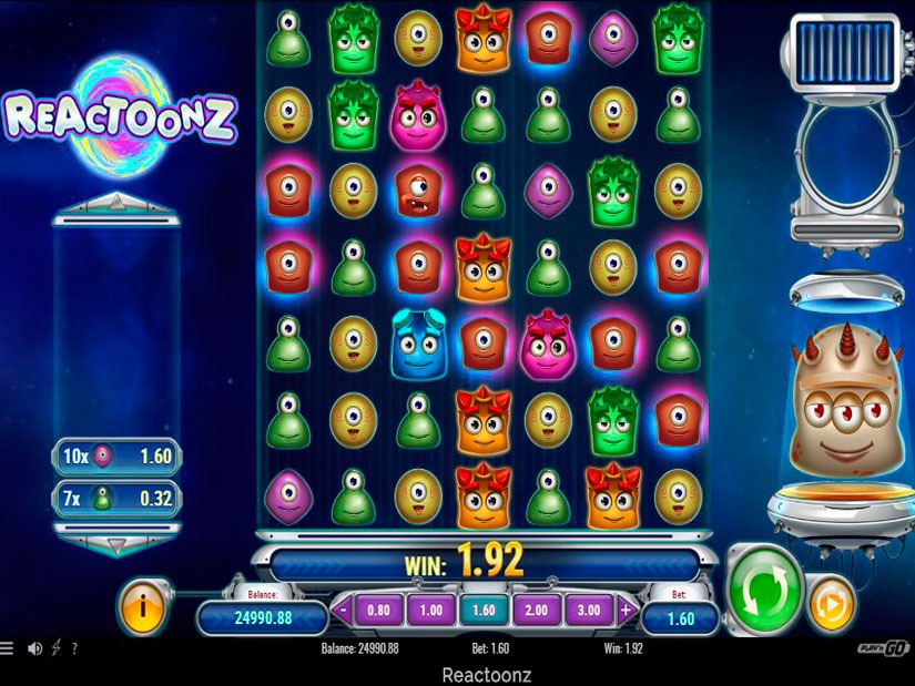 Reactoonz Slot Machine Review