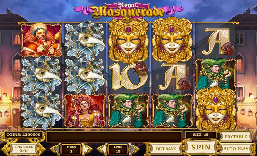 Royal Masquerade Slot Machine