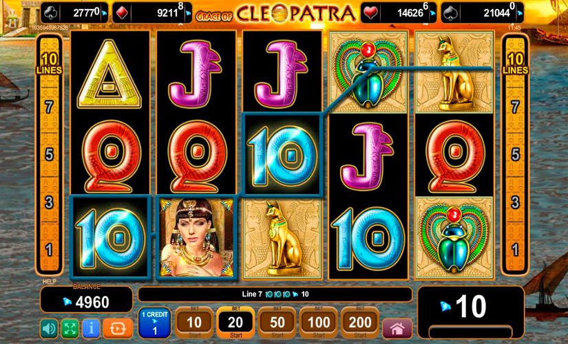 Grace of Cleopatra Slot Machine Review