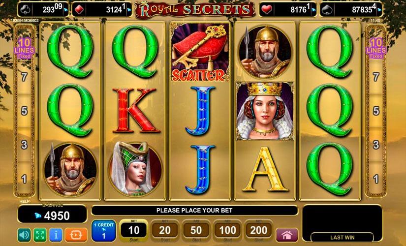 Royal Secrets Slot Machine Review