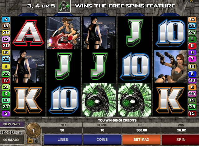 Tomb Raider 2 Slot Machine Online