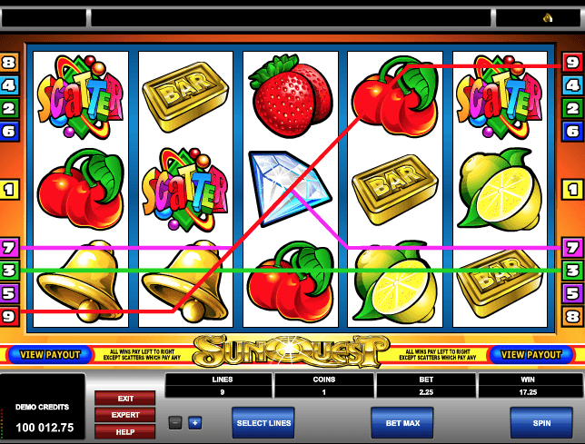 Sun Quest Slot Machine Online