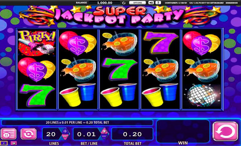 Super Jackpot Party Slot Machine Online