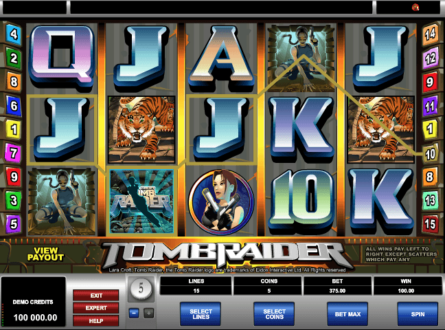 Tomb Raider Slot Machine Online