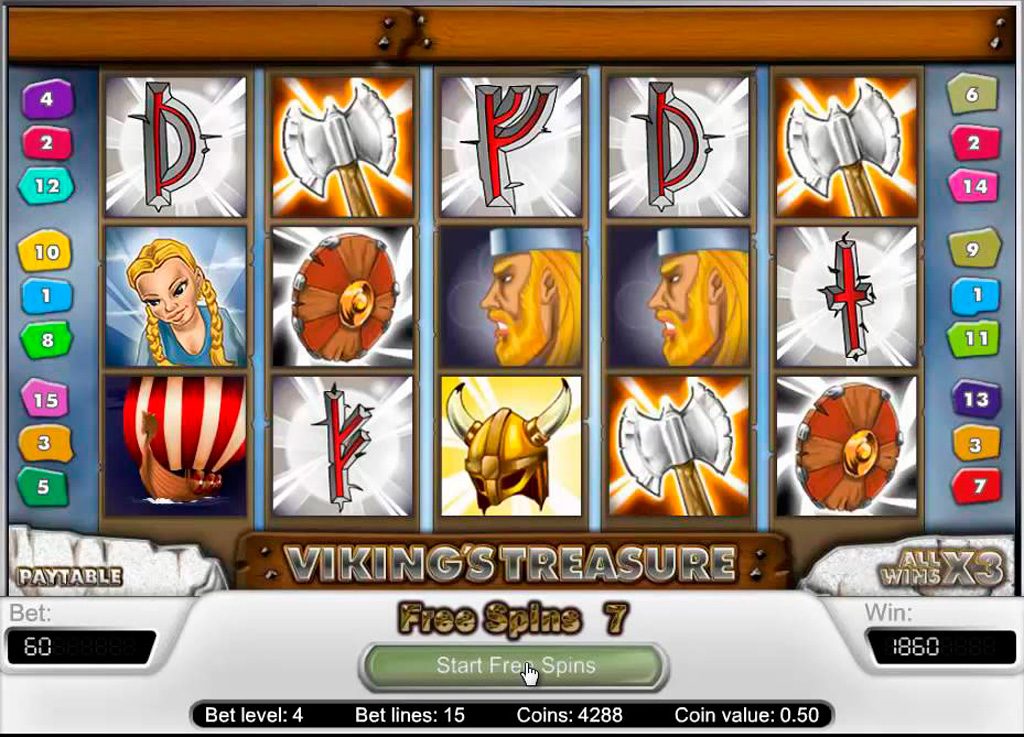 Vikings Treasure Slot Machine Review