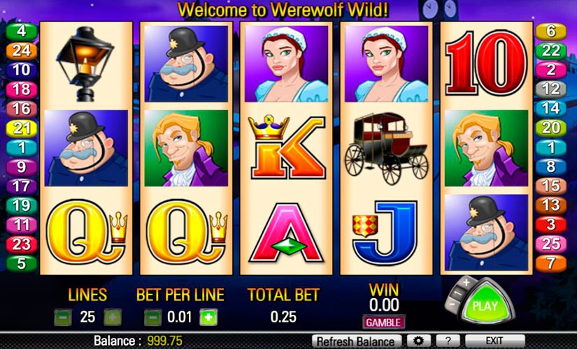 Werewolf Wild Slot Machine Online