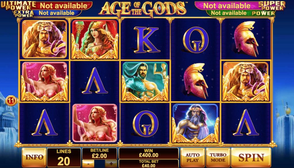 Age of The Gods Slot Machine Review