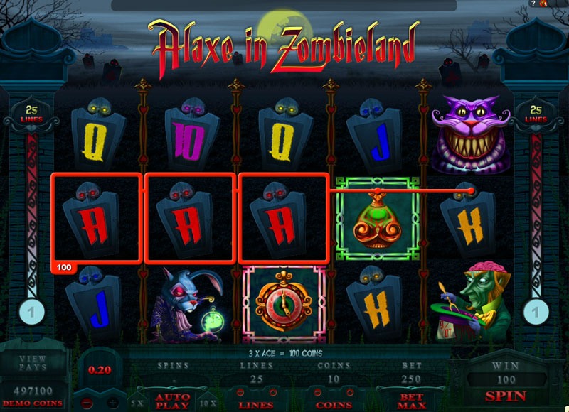 Alaxe In Zombieland Slot Game Online