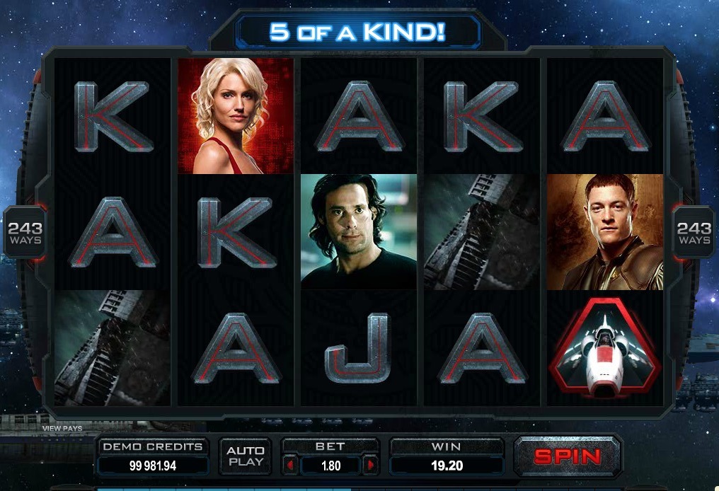 Battlestar Galactica Slot Machine Online