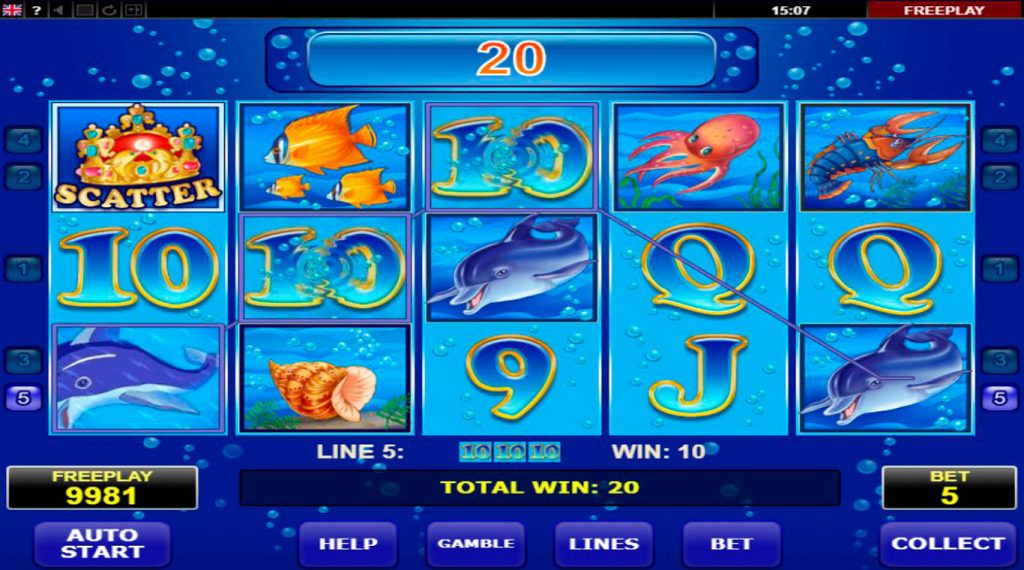 Blue Dolphin Slot Machine Review