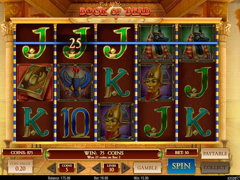 Book Of Dead Slot Machine Review