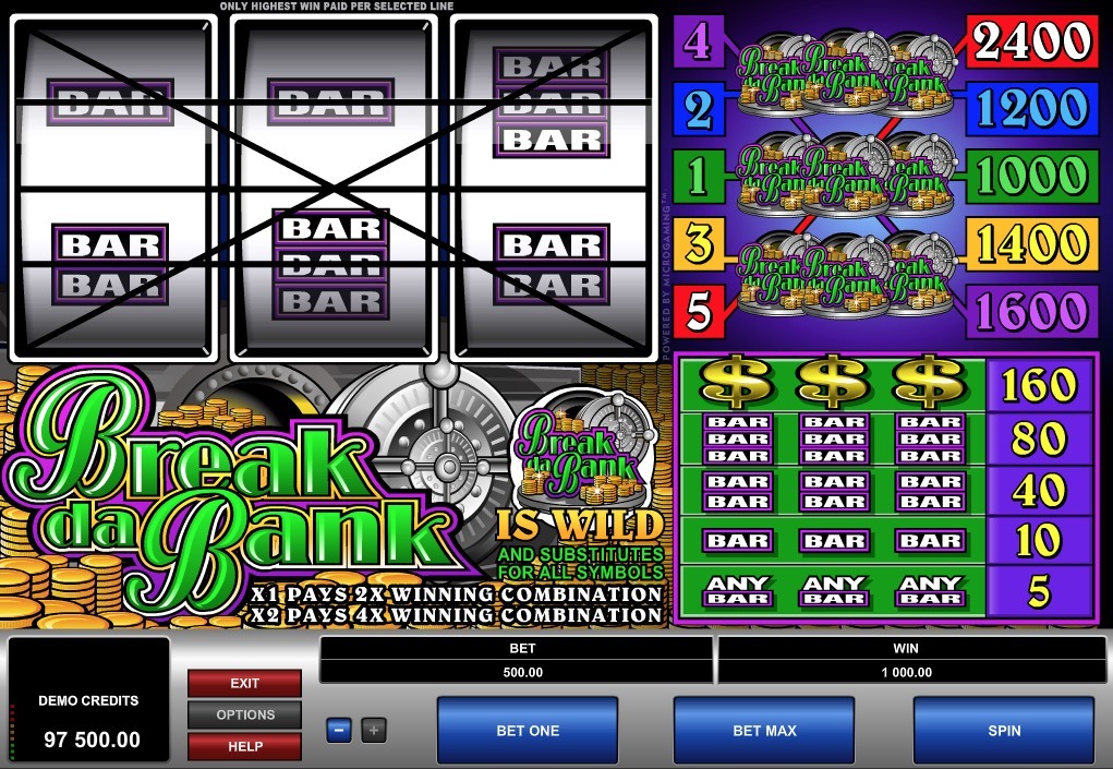 Break Da Bank Slot Machine Online