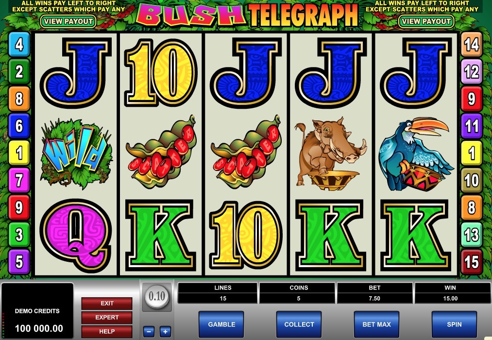 Bush Telegraph Slot Game Online