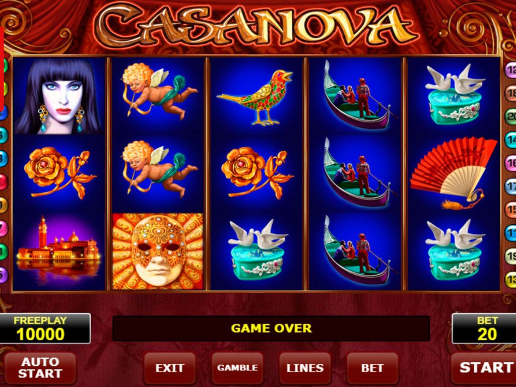 Casanova Slot Machine Review