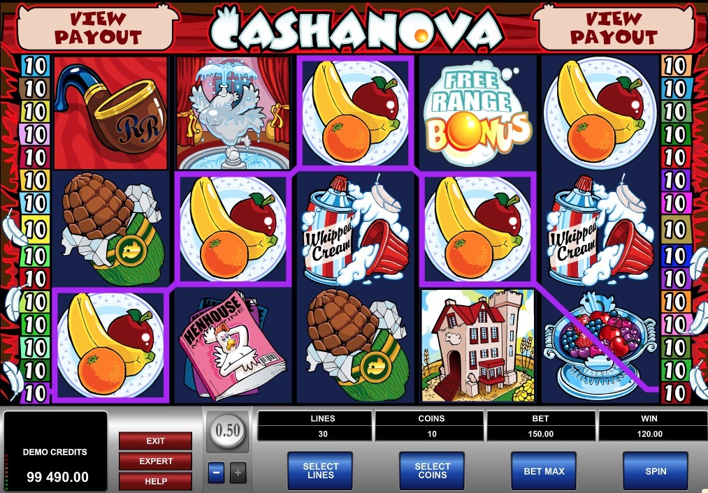 Cashanova Slot Machine Online