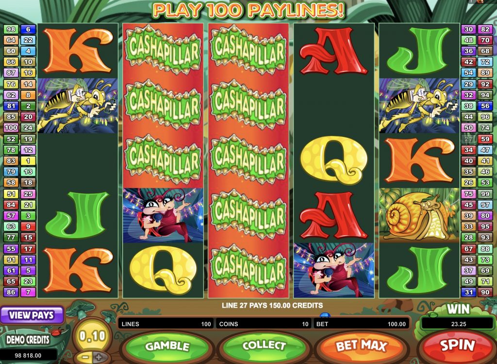 Cashapillar Slot Game Online