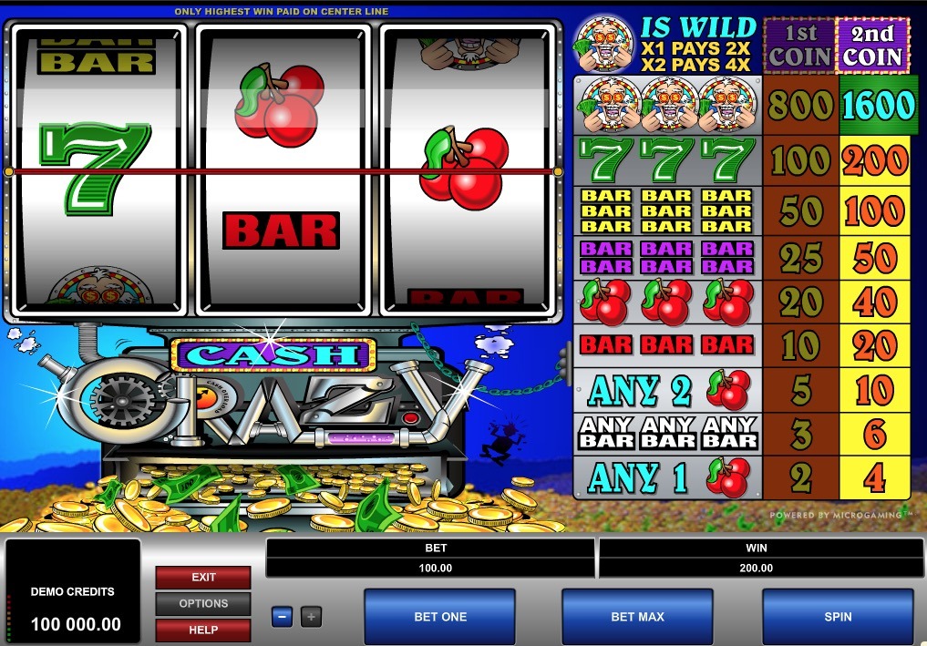 Cash Crazy Slot Game Online
