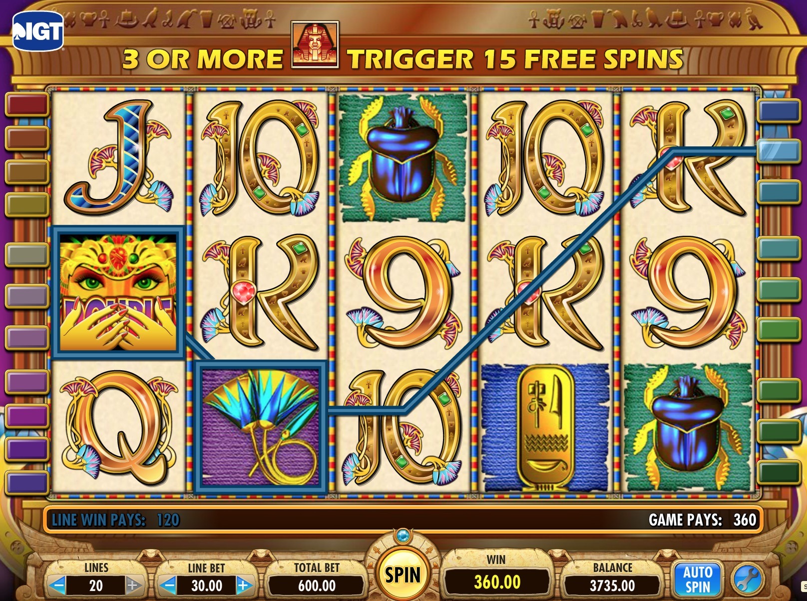 Cleopatra 2 Slot Machine