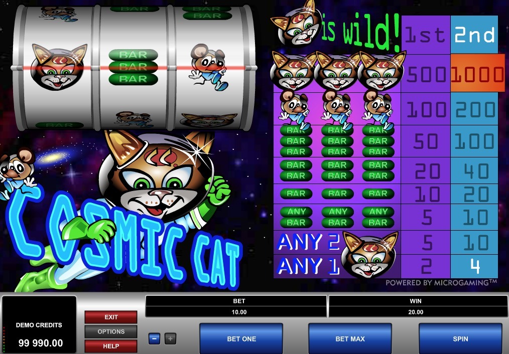 Cosmic Cat Slot Game Online