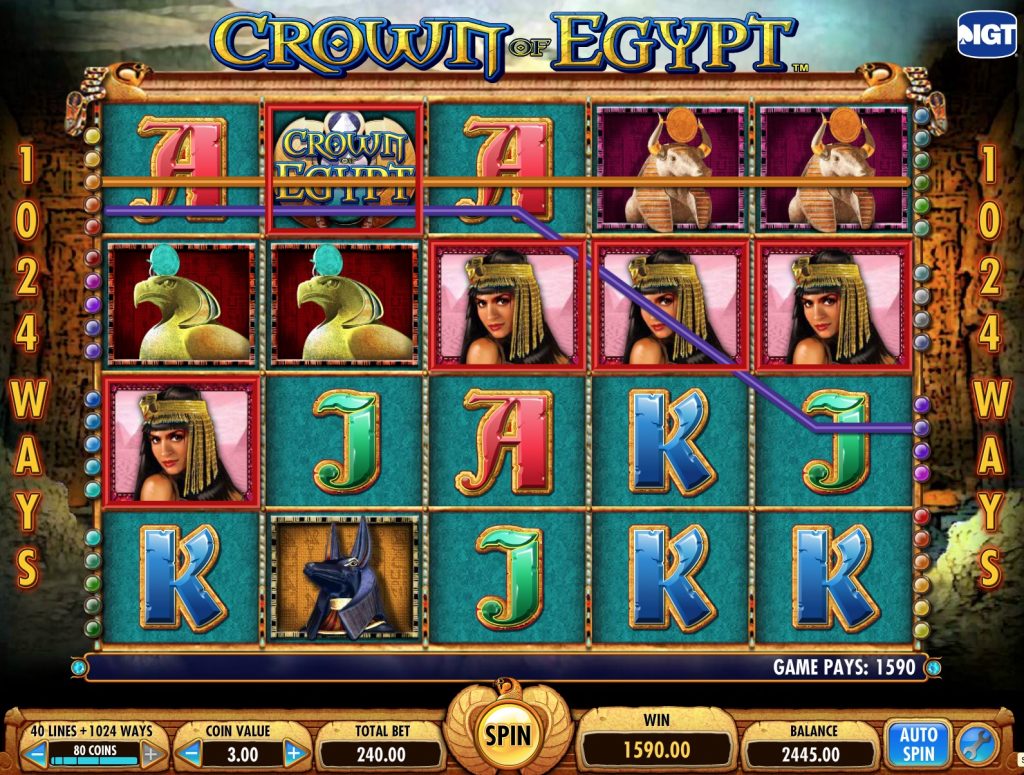 Crown of Egypt Slot Machine Review