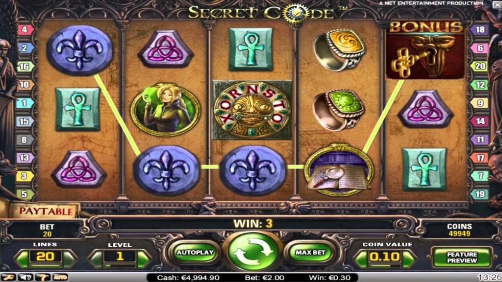 Secret Code Slot Machine