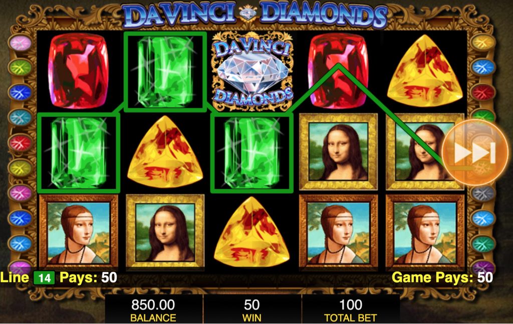 Da Vinci Diamonds Slot Machine Review