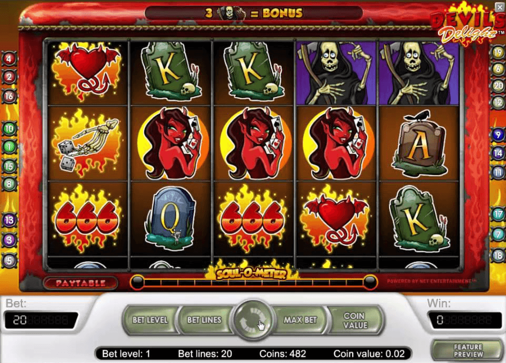 Devil's Delight Slot Machine Game