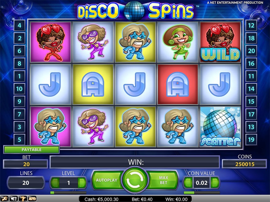 Disco Spins Slot Machine