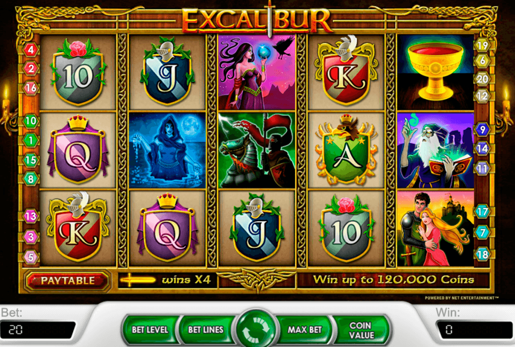 Excalibur Slot Machine